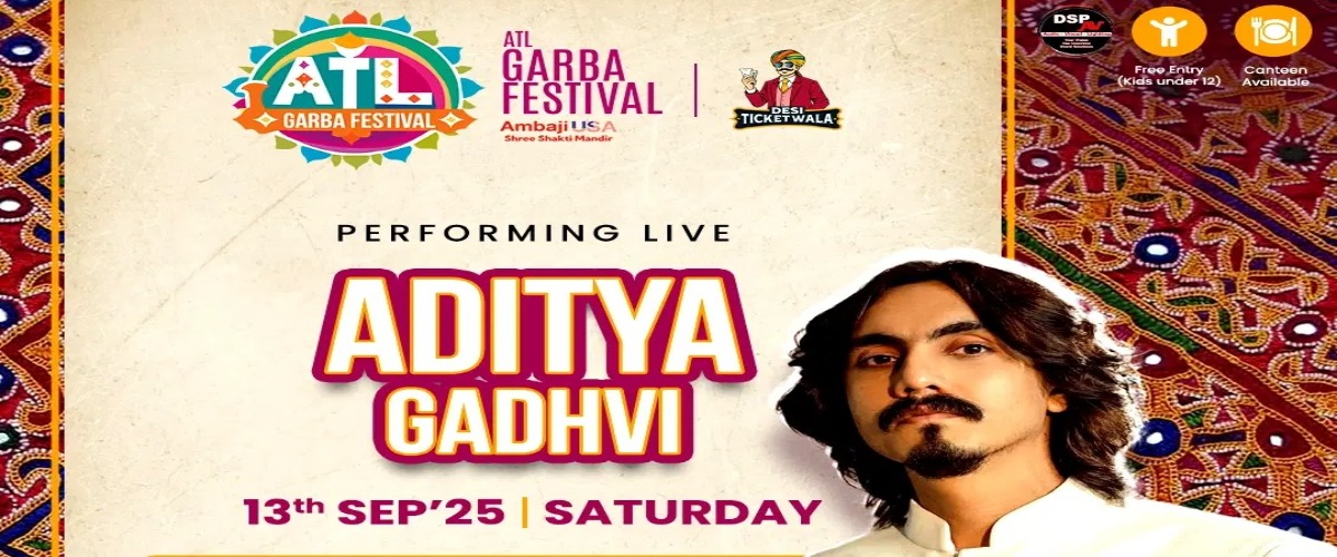 ATL Garba Festival 2025 - Aditya Gadhvi