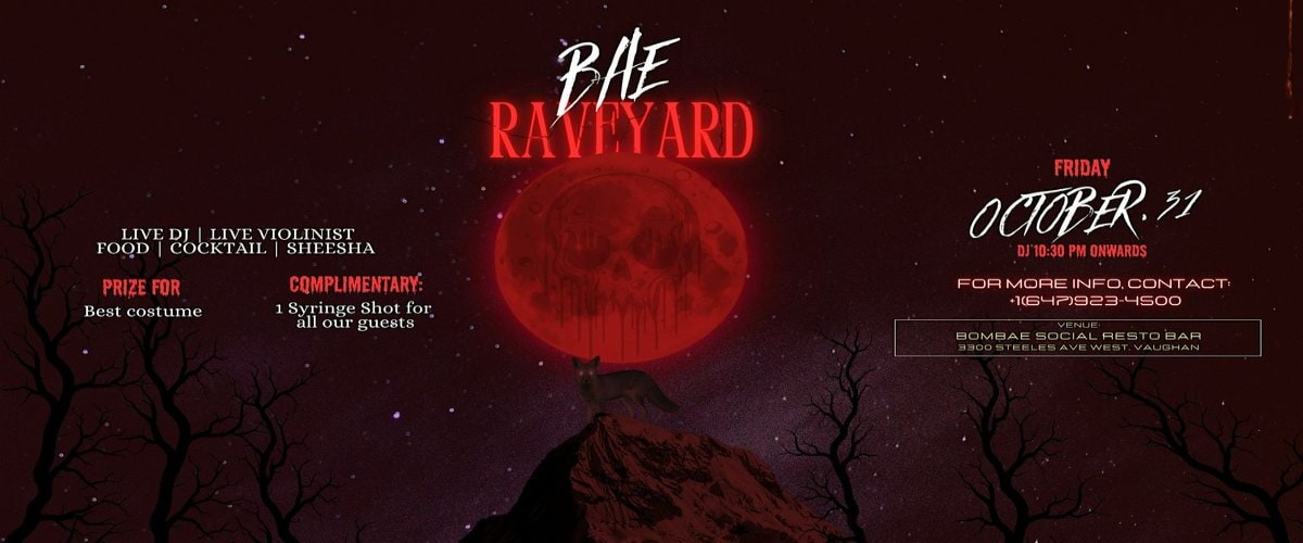 BAE RAVEYARD – A Halloween Affair (Redeemable Tickets)