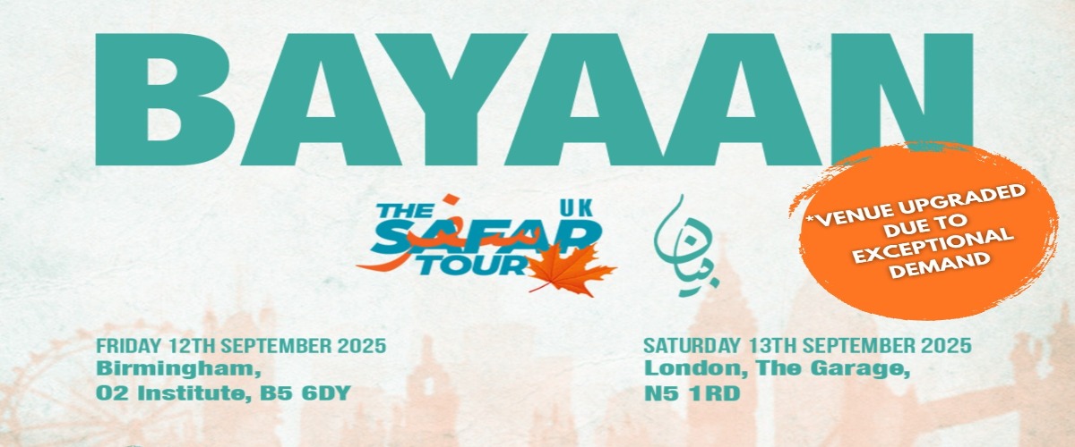 Bayaan The UK Safar Tour