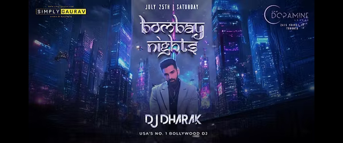 BOMBAY NIGHTS w/ DJ DHARAK | USA's No.1 Bollywood DJ