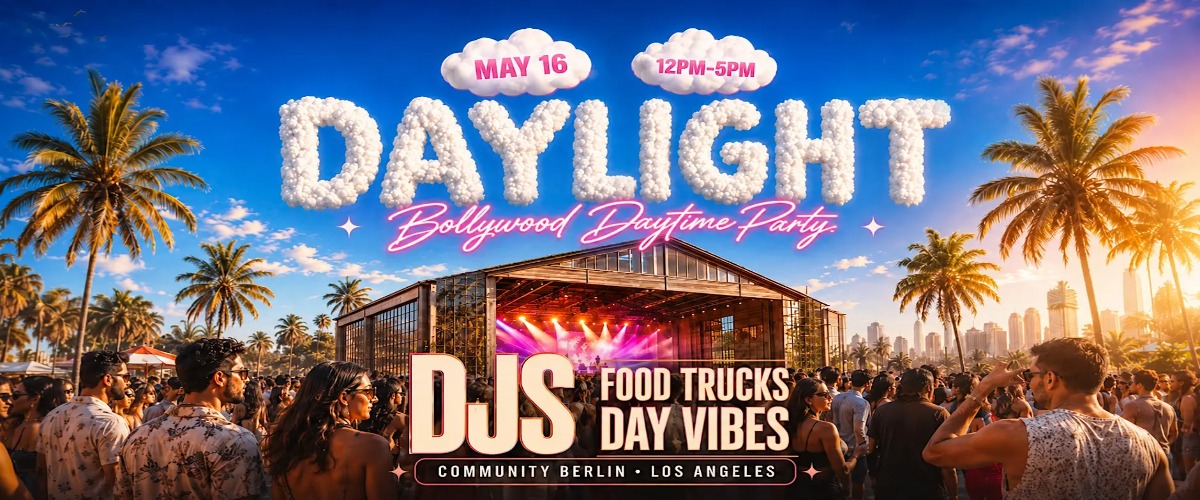 DAYLIGHT A DAYTIME DESI WAREHOUSE PARTY
