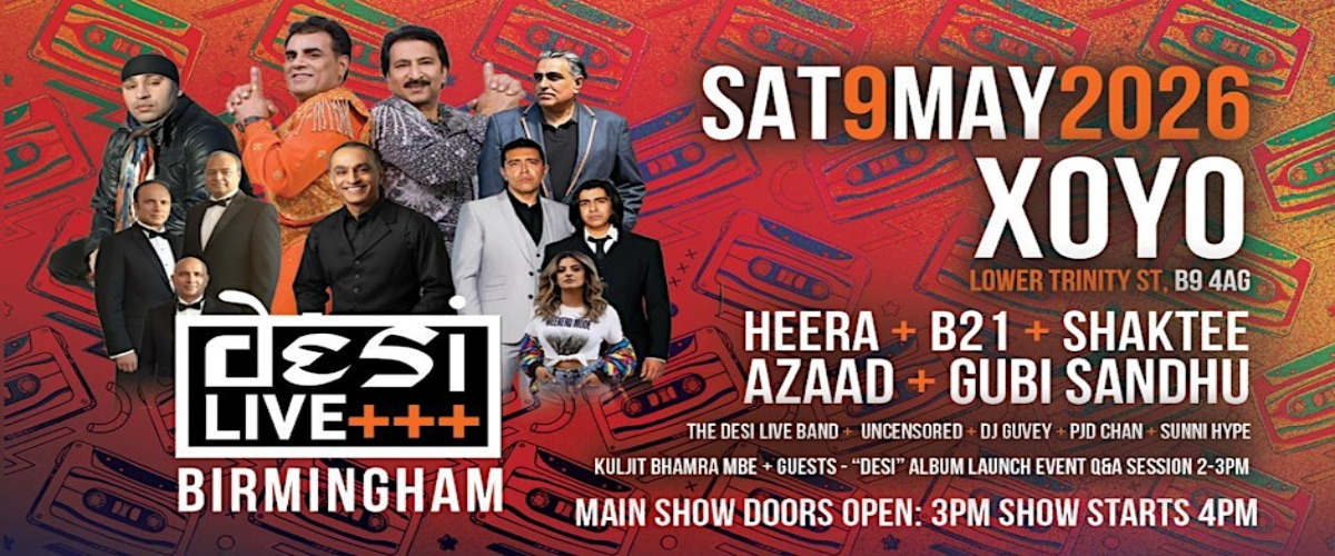 DESI LIVE | 80's 90's BHANGRA LIVE | XOYO Birmingham