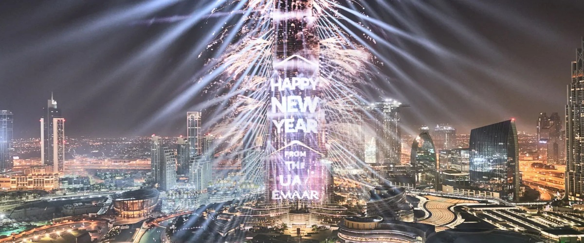 EMAAR New Year's Eve 2026 at Burj Park, Downtown Dubai