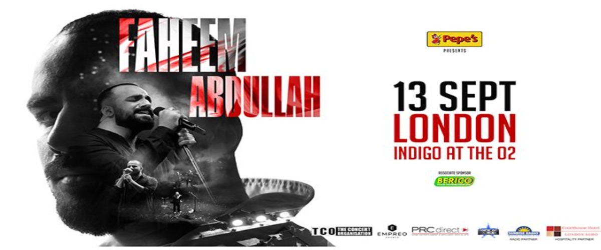 Faheem Abdullah – Live in Concert (London, UK)