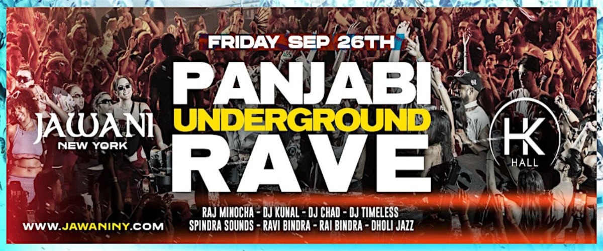 JAWANI : NYC's Biggest Panjabi Boiler Room Rave (Ladies Free)