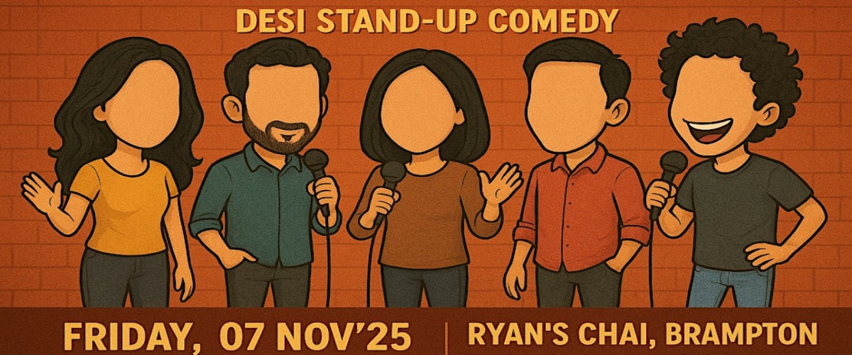 Live Stand-up Hinglish Comedy (Chai + Snack)