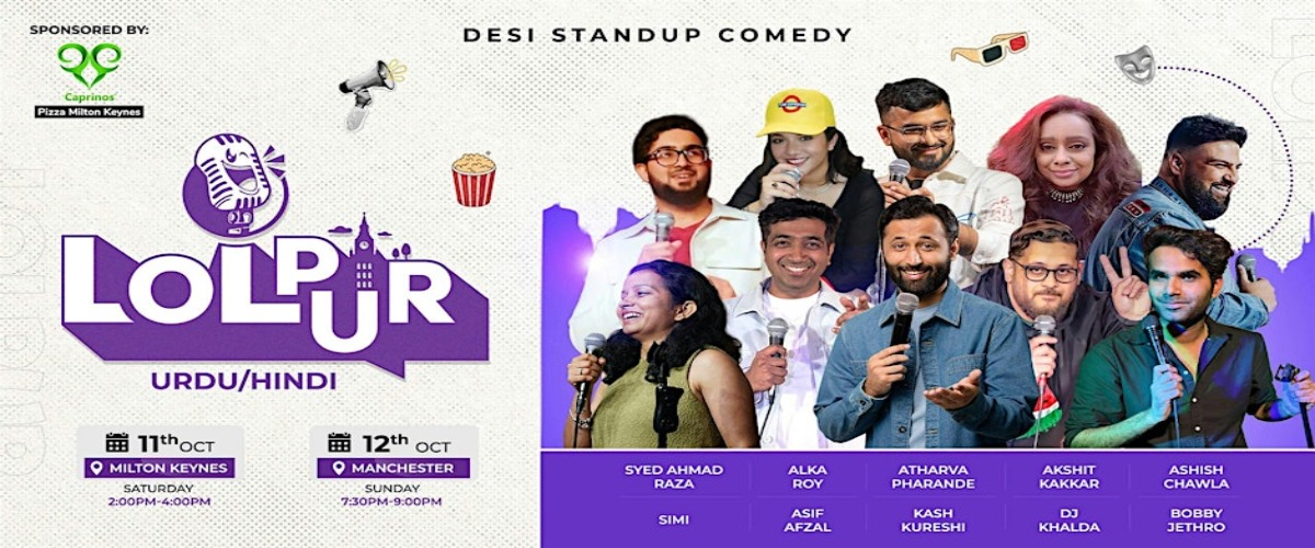 LOLPUR Desi Comedy - Milton Keynes