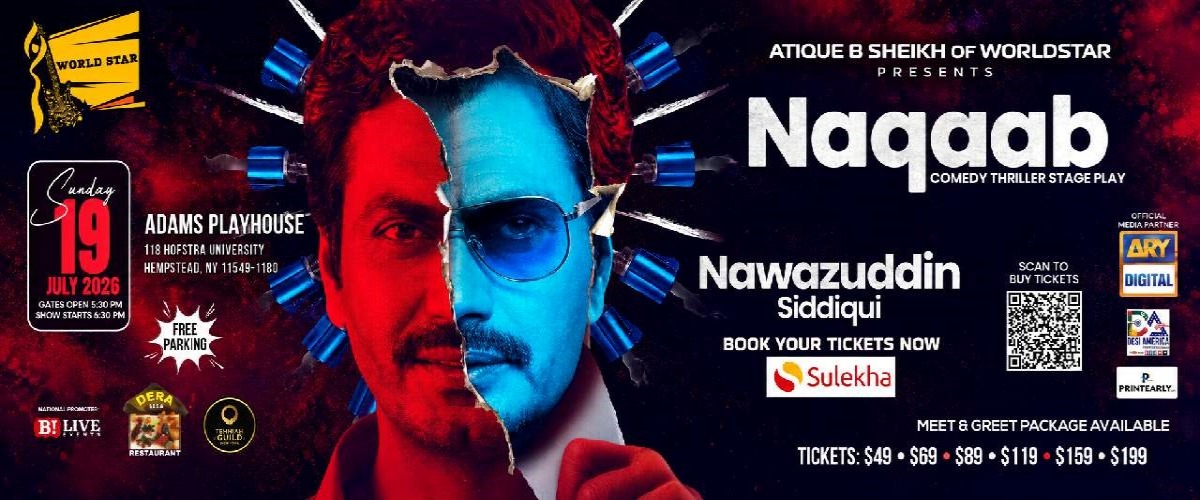 Naqaab Comedy Thriller by Nawazuddin Siddiqui in New York