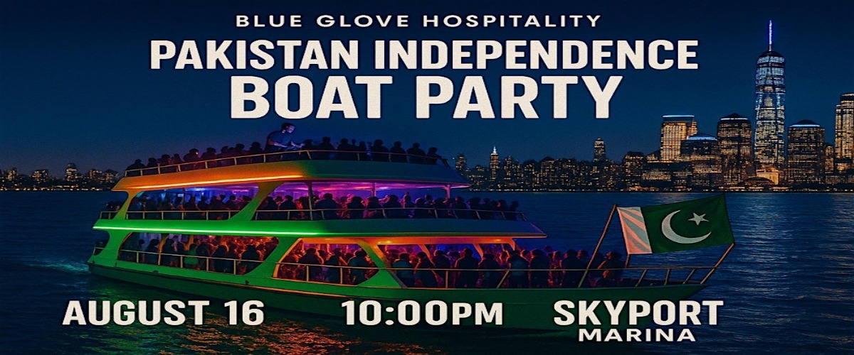 OFFICIAL PAKISTAN INDEPENDENCE BOAT PARTY 2025 | ft. DJ RAHULL