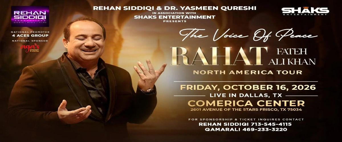 Rahat Fateh Ali Khan @ Comerica Center
