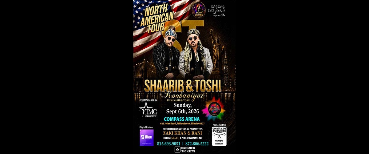 Roohaniyat Live in concert by Shaarib and Toshi