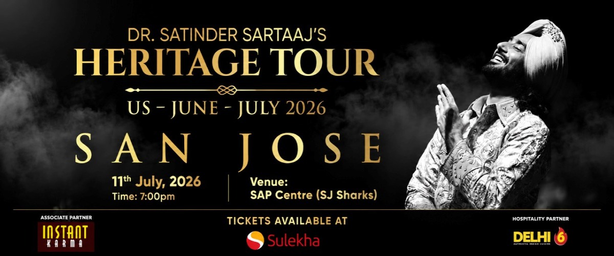 Satinder Sartaaj Live In Bay Area 2026
