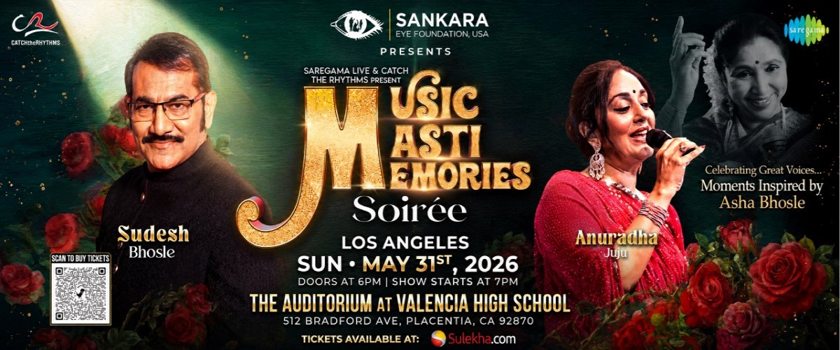 Sudesh Bhosle & Anuradha Juju Live in LA - Music Masti Memories Soiree