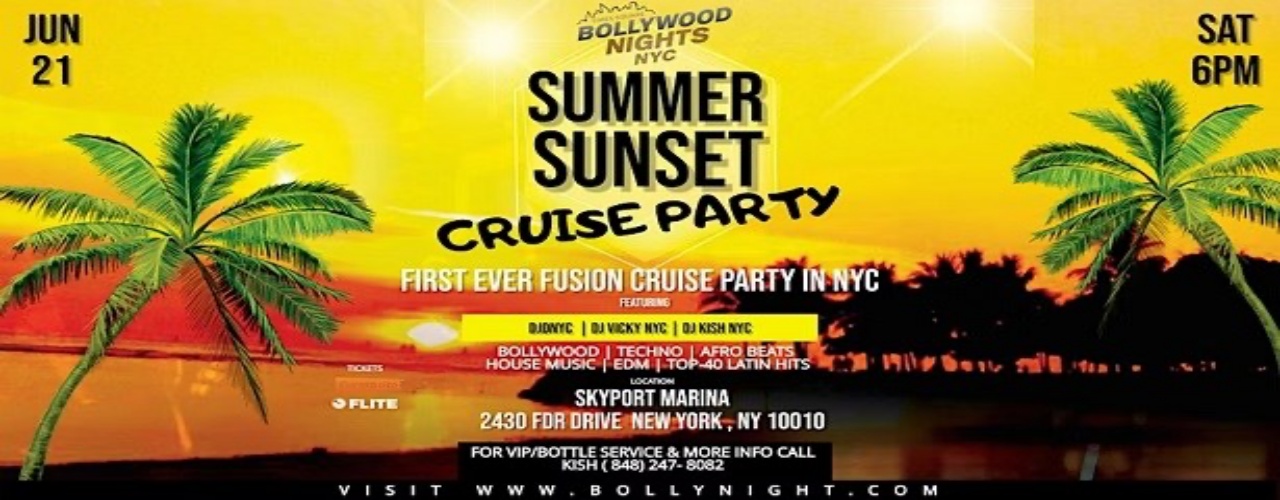Summer Sunset Cruise Party on Hudson