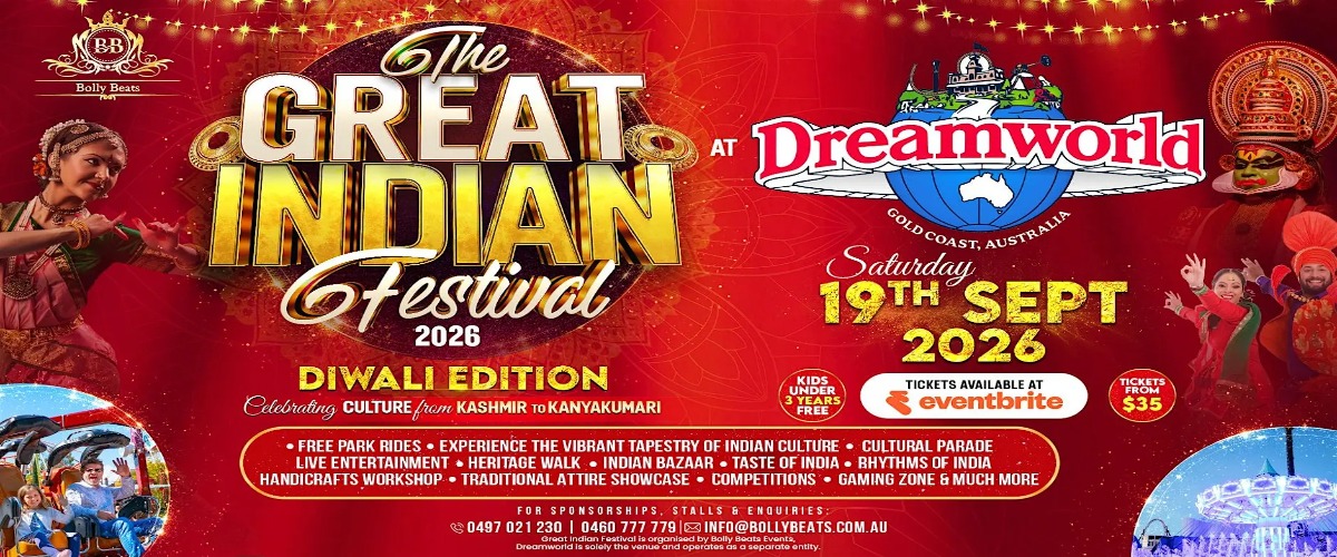 The Great Indian Festival - Diwali Edition at Dreamworld Australia