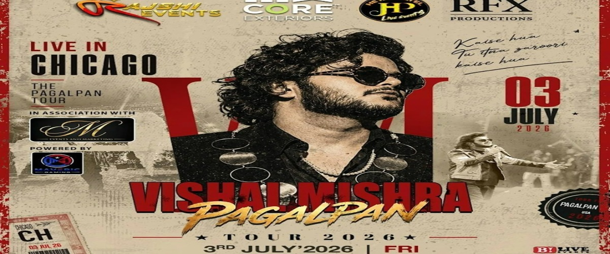 The Pagalpan Tour - Vishal Mishra Chicago